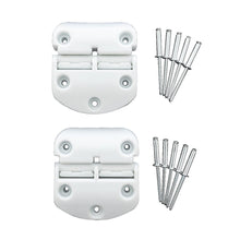 Evakool infinity Hinge White (2 Pack) - Everything Caravans