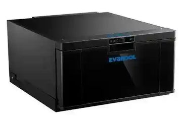 Evakool 40L Platinum Drawer Fridge Freezer Black - Everything Caravans
