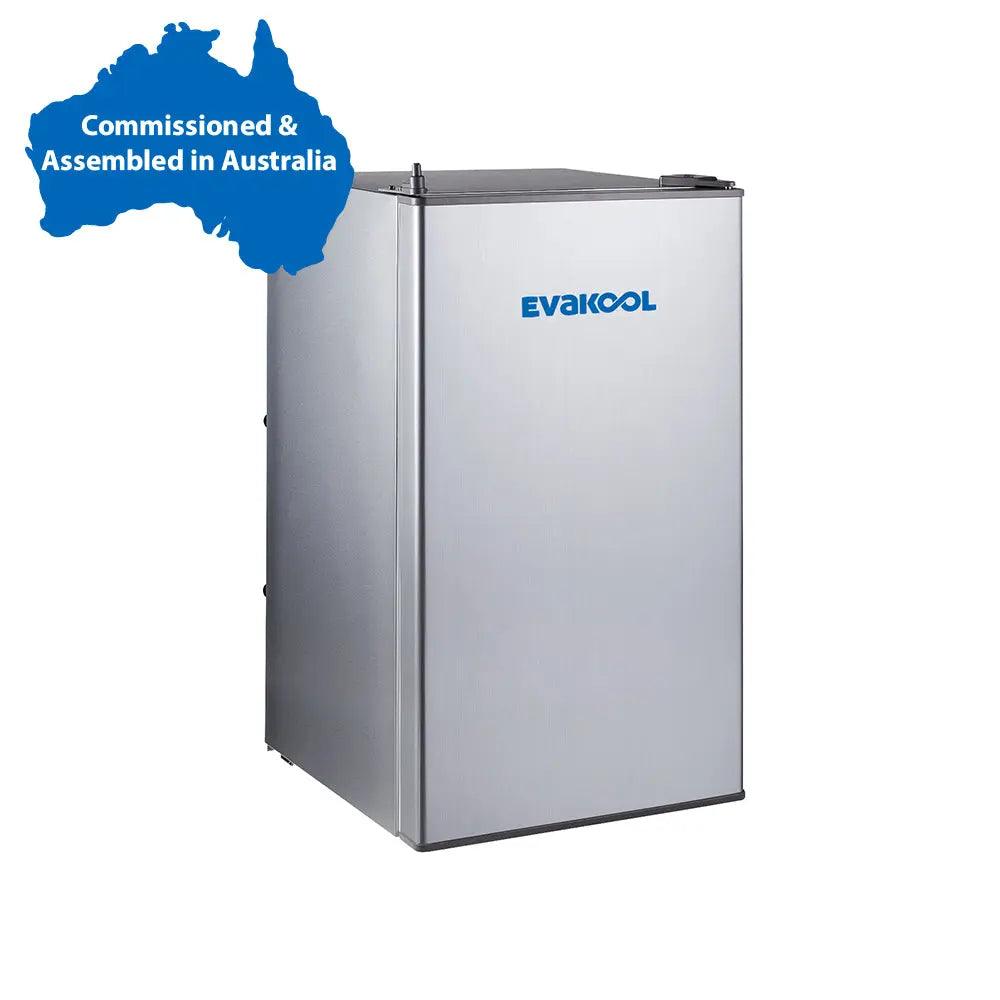 Evakool 95L Platinum Upright Fridge Freezer Silver - Assembled in Australia - Everything Caravans