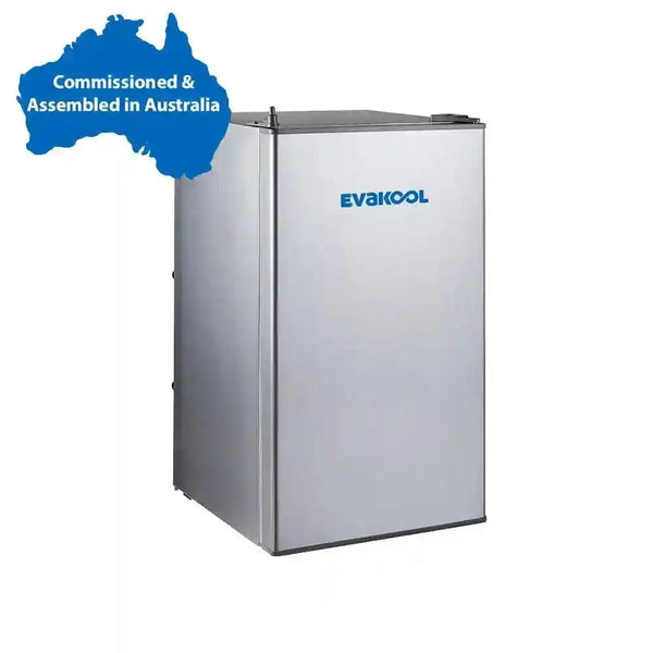Evakool 95L Platinum Upright Fridge Freezer Silver - Assembled in Australia - Everything Caravans