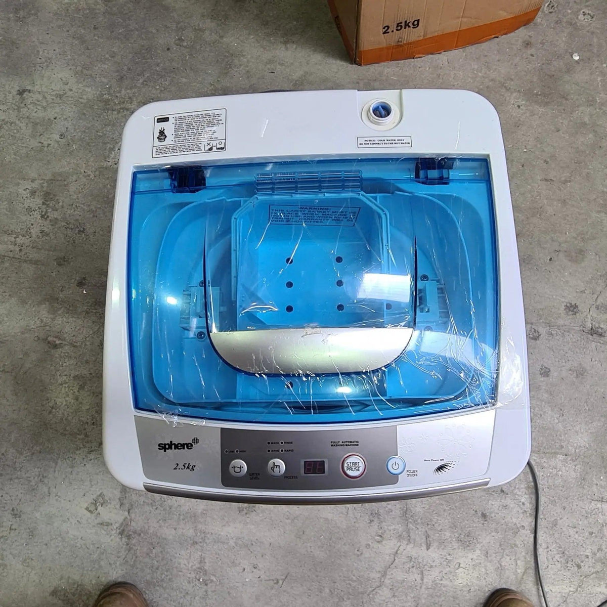 Ex Display Sphere 2.5Kg Automatic Mini Washing Machine Everything