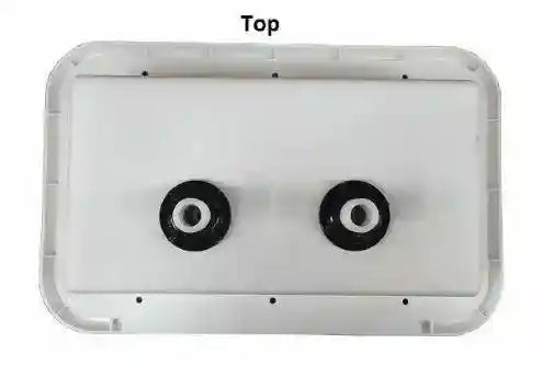 Exterior Recessed Shower Box White Caravan Camper Motorhome - Everything Caravans