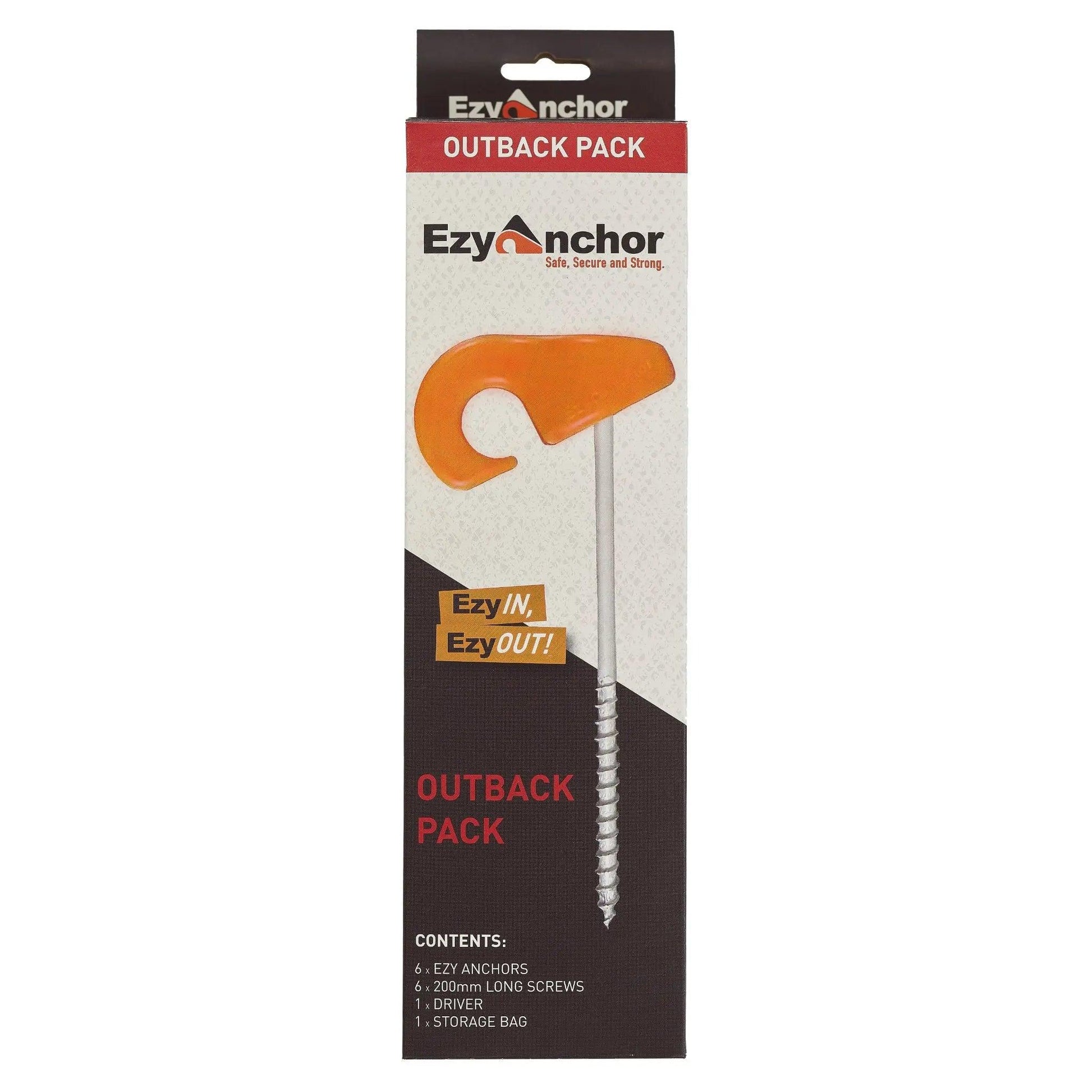 Ezy Anchor Starter Pack with Outback Screws - Everything Caravans