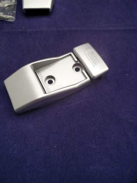 Fiamma Aluminium Wall Brackets For Awning Legs - Part # 98655-728, Lightweight Mounting Hardware