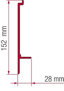 Fiamma Awn "T" Brackets for F45 Awn - Everything Caravans