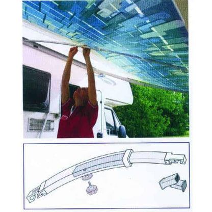 Fiamma Curved Centre Rafter Pro - Everything Caravans