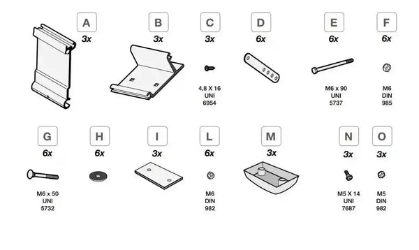 Fiamma F45 Kit Roof Adapter 98655-316 - Everything Caravans