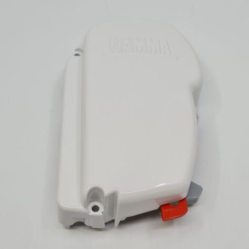 FIAMMA F45 L LEFT END COVER POLAR WHITE. 98655-586 Fiamma