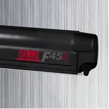 Fiamma F45 S Deep Black 350 Royal Grey Awning. 06759B01R – On Sale - Everything Caravans