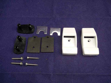 Fiamma White Leg Wall Bracket Kit for F45 Awn. 98655-176 - Everything Caravans