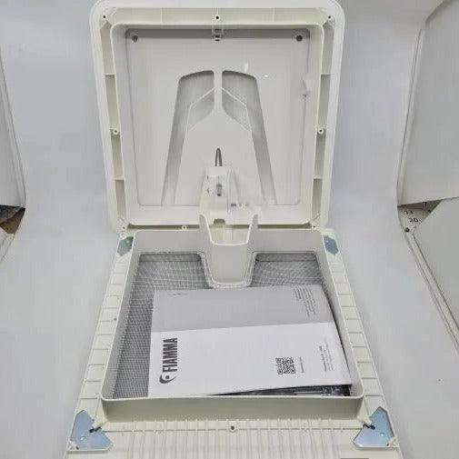 Fiamma Vent 28 White Neutral Roof Hatch Complete 280mm x 280mm - Everything Caravans