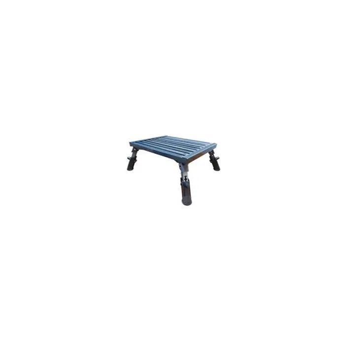 Folding Step with Height Adjustable Legs - 300Kgs - Everything Caravans