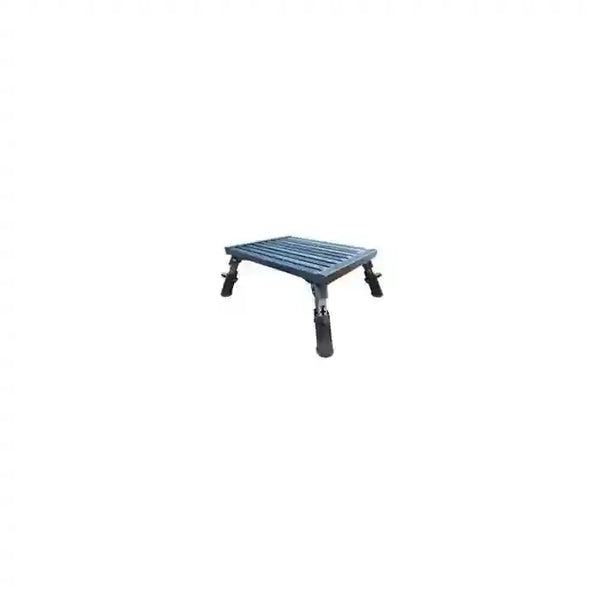 Folding Step with Height Adjustable Legs - 300Kgs - Everything Caravans