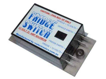 Fridgeswitch 12volt 25 amps Auto 3-Way Fridge on and Off - Everything Caravans