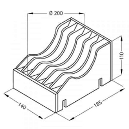 Froli Holder for Plates Saucers in Caravan - Everything Caravans