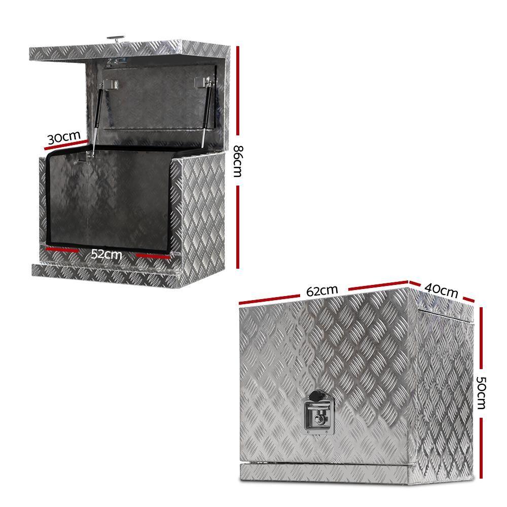 62x40X50cm Aluminium tool Box - Everything Caravans