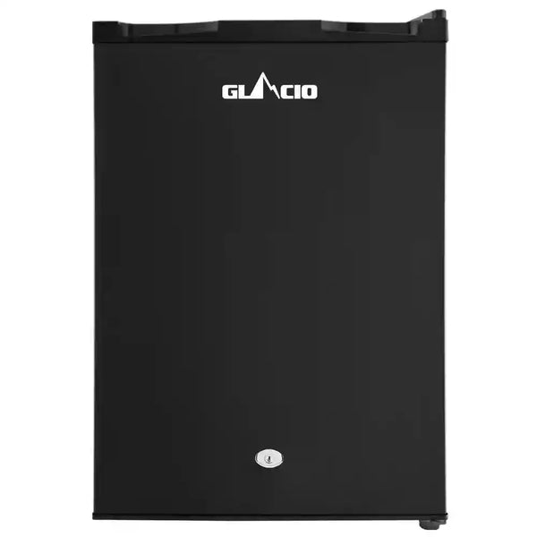 80L Upright Fridge Freezer 12v24V240v Black - Everything Caravans