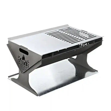 Grillz Fire Pit BBQ Outdoor Folding Cooker - Everything Caravans