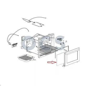 inner Glass Door Mk3 Caprice Triplex Was Smg1090 - Everything Caravans