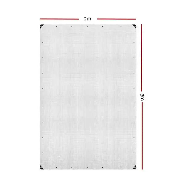 2Mx3M Tarp Heavy Duty Cover 135Gsm Clear - Everything Caravans