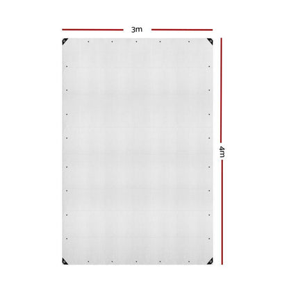 3Mx4M Tarp Camping Heavy Duty Cover 135Gsm Clear - Everything Caravans