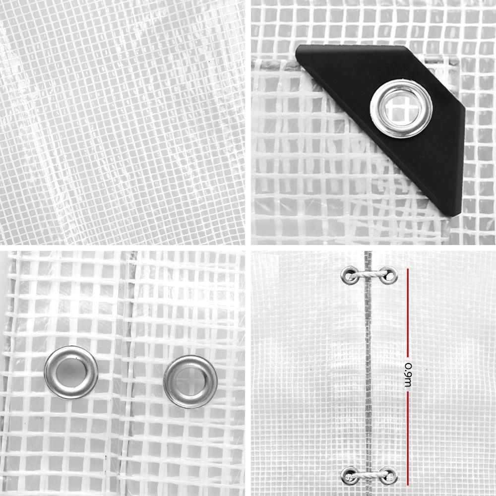 3Mx4M Tarp Camping Heavy Duty Cover 135Gsm Clear - Everything Caravans