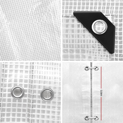 3Mx4M Tarp Camping Heavy Duty Cover 135Gsm Clear - Everything Caravans