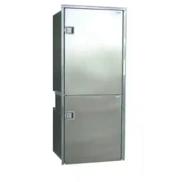 Isotherm CR195 Cruise inox 195 Litre Stainless Steel Compressor Refrigerator - Black Only - Everything Caravans