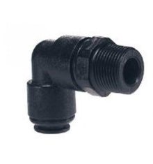 JG 12mm Plastic Swivel Elbow Male 1/2" Bspt. Pm091204E - Everything Caravans