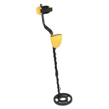 LCD Screen Metal Detector with Headphones Yellow - Everything Caravans