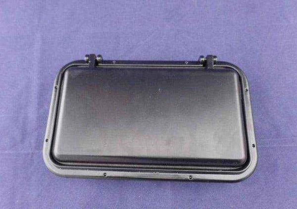 Large Scupper Vent Black - Alloy - Everything Caravans
