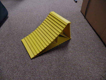Large Wheel Chock - Yellow - Everything Caravans
