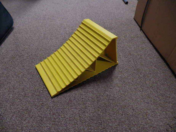 Large Wheel Chock - Yellow - Everything Caravans