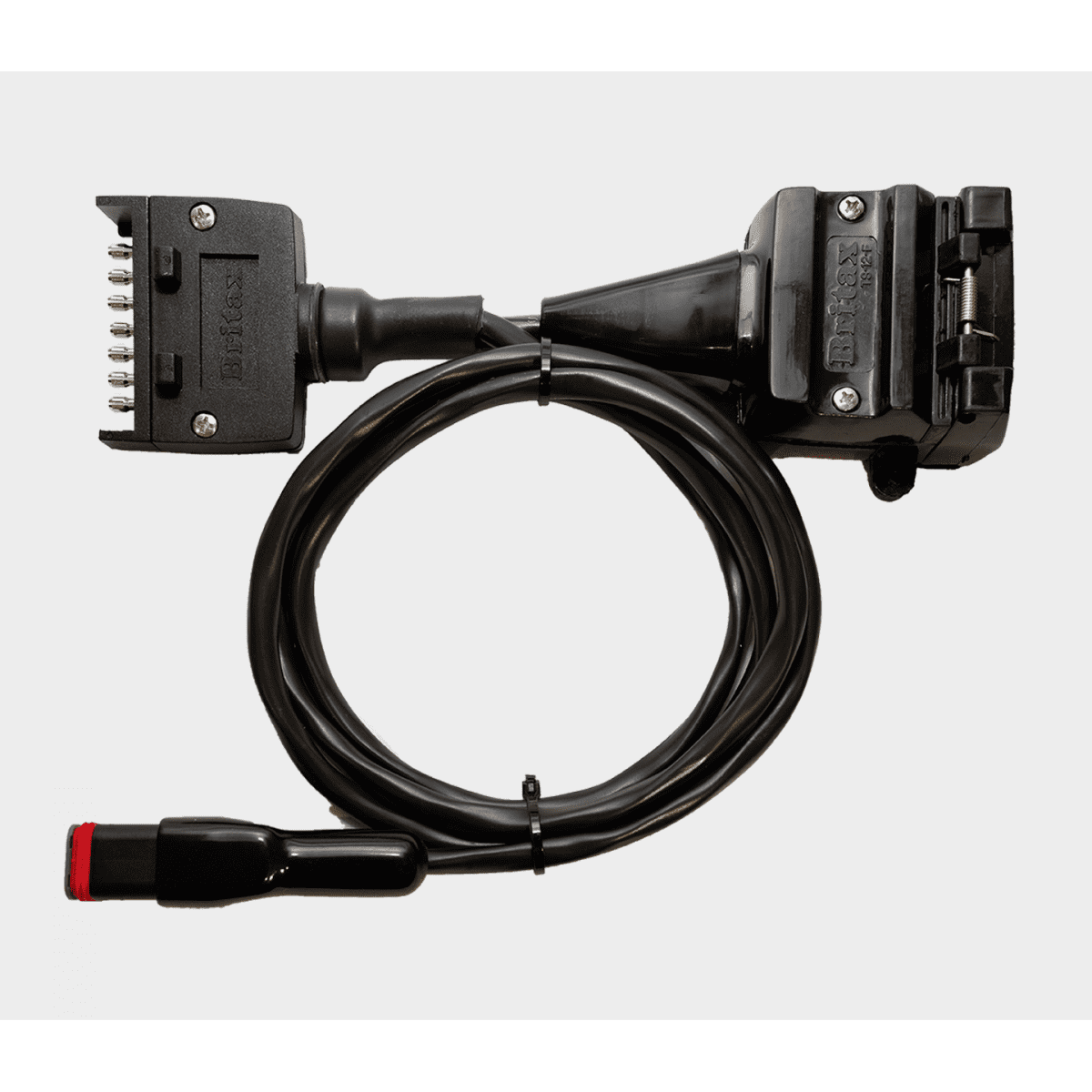 Lead for Elecbrakes Electric Brake Controller - 7 Pin Flat to 12 Pin Flat Lead - Everything Caravans