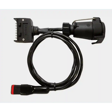 Lead for Elecbrakes Electric Brake Controller - 7 Pin Flat to 7Pin Large Round - Everything Caravans