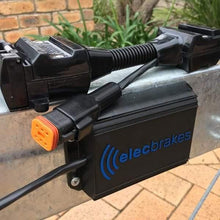 Lead for Elecbrakes Electric Brake Controller - 7 Pin Flat to 7Pin Large Round - Everything Caravans
