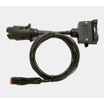 Lead for Elecbrakes Electric Brake Controller - 7Pin Large Round to 7Pin Flat - Everything Caravans