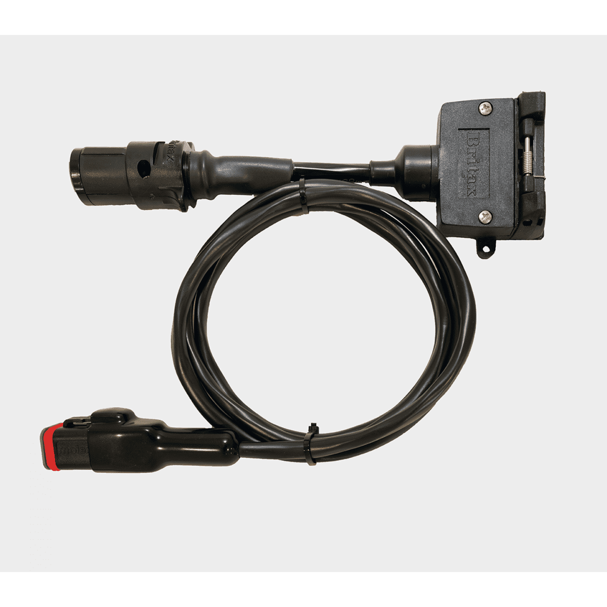 Lead for Elecbrakes Electric Brake Controller - 7Pin Small Round to 7Pin Flat - Everything Caravans