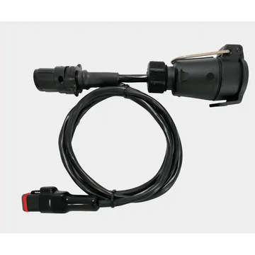 Lead for Elecbrakes Electric Brake Controller - 7Pin Small Round to 7Pin Large Round - Everything Caravans
