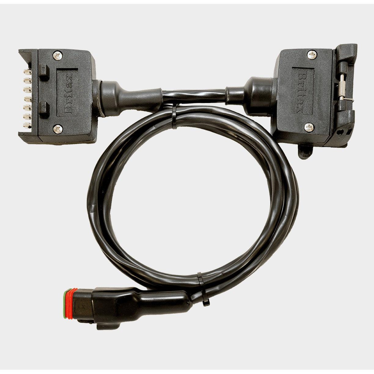Lead Only for Elecbrakes Electric Brake Controller - 7 Pin Flat to 7 Pin Flat - no longer available use PP7-7 - Everything Caravans