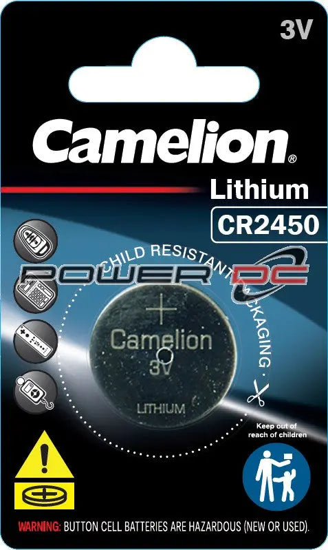 2450 button discount cell battery