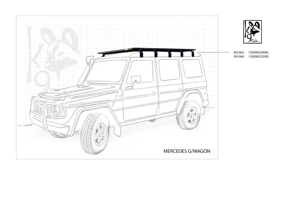 Mercedes G Wagon K9 Roof Racks Expedition Quality - Everything Caravans