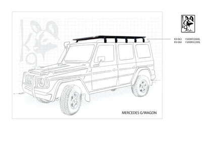 Mercedes G Wagon K9 Roof Racks Expedition Quality - Everything Caravans