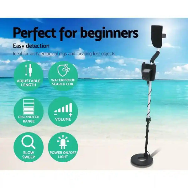 Metal Detector Deep Sensitive with LCD Screen - Everything Caravans