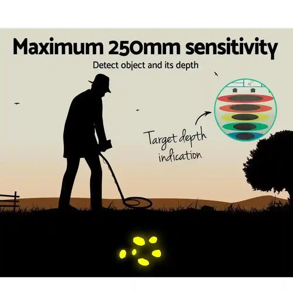 Metal Detector Deep Sensitive with LCD Screen - Everything Caravans