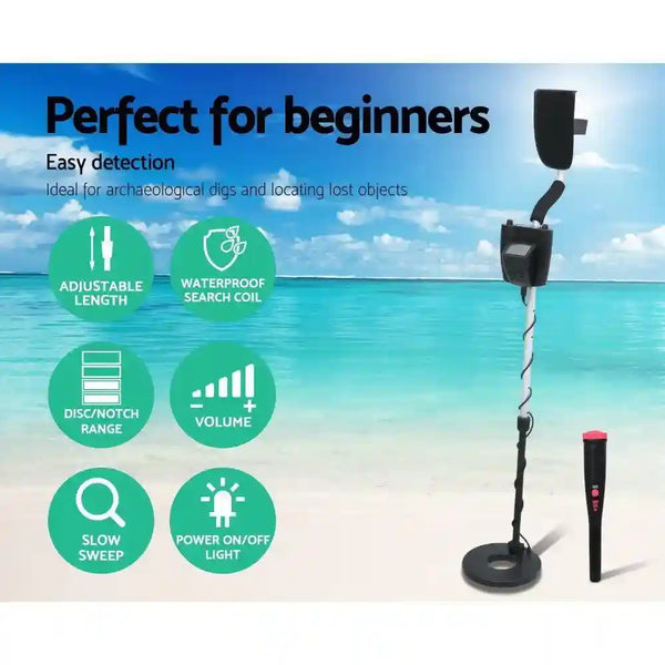 Metal Detector with Pinpointer 250mm - Everything Caravans