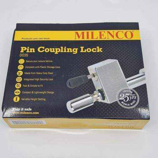 Milenco Hitch Lock for DO35 Coupling and Off Road Hitches - Everything Caravans