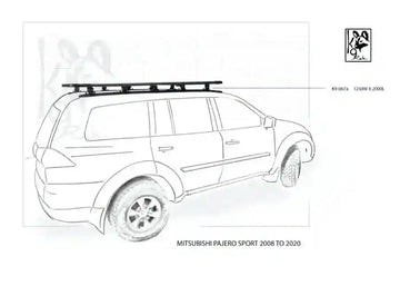 Mitsubishi Challenger Pajero Sport K9 Roof Racks Expedition Quality - Black Friday Sale - Everything Caravans