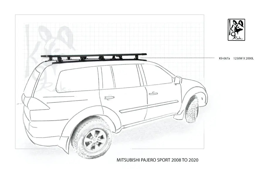 Mitsubishi Challenger Pajero Sport K9 Roof Racks Expedition