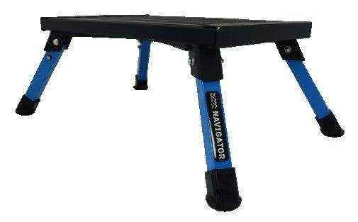Navigator Gear RV Step Folding Blue Grey - Everything Caravans